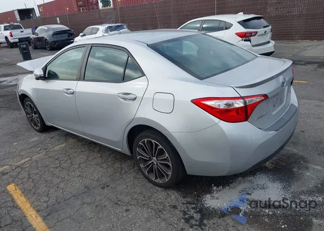 2016 Toyota Corolla S Plus из США, поврежденный, VIN 5YFBURHE8GP410577